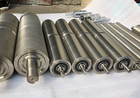 Precision Machined, Custom and Specialty Rollers for a variety of industries and applications designed, manufactured and fabricated by the roller company of Minnesota Roller Service in Montgomery, MN.
