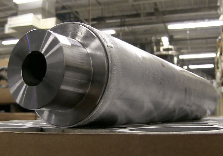 High Quality, Precision Machined Metal plated and coated rollers from the roller company of Minnesota Roller Service in Montgomery, Minnesota.